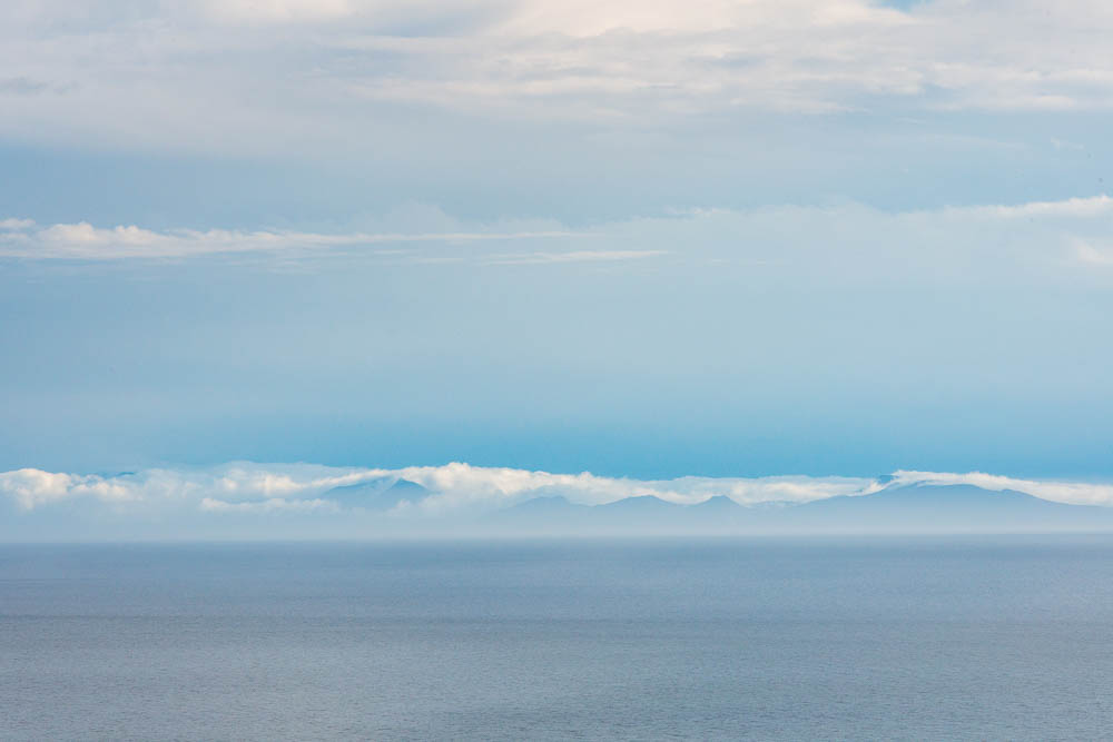 Kunashiri, the black island in the fog