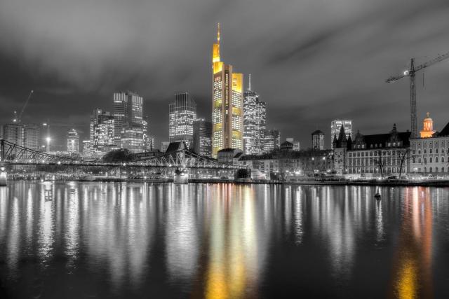 Frankfurt am Main at night