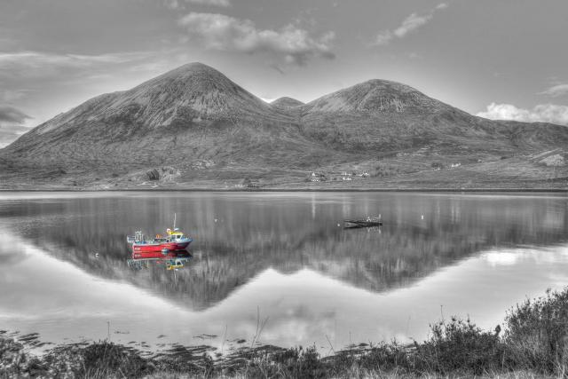 Loch Linnhe at Fort William in Scotland