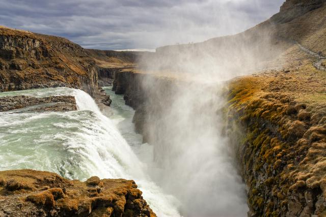 The Gullfoss - Gold Waterfall