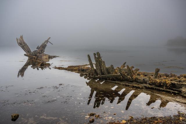 Cimetière de bateaux de Rostellec, Crozon