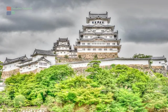 Die Burg Himeji in Japan