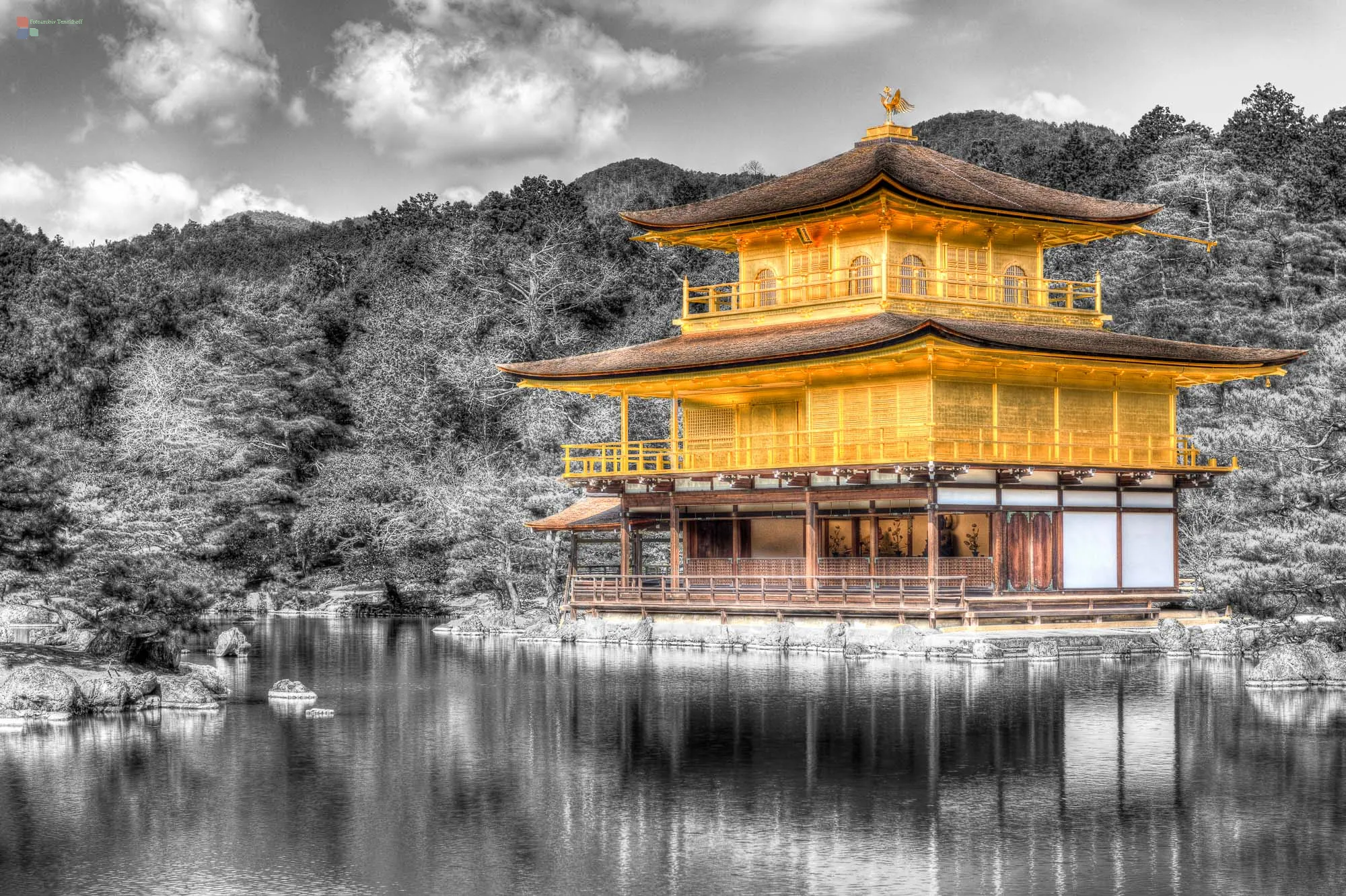 The Golden Pavilion Limited Edition Colour Photographic Art Print Kinkaku-ji Temple Kyoto outlet Japan Photograph