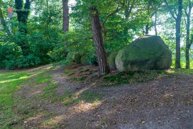 Megalithic tomb with dolmen