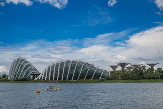 Blick auf die Gardens by the Bay