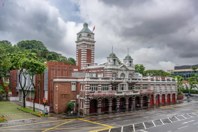 Die Feuerwache im Kolonialstil