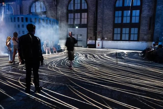 Lichtshow in der Power Station