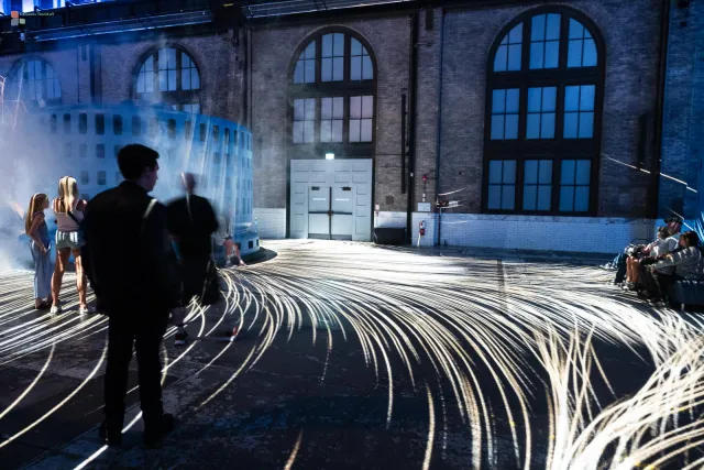 Lichtshow in der Power Station