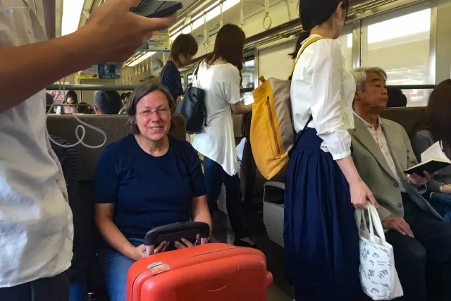 Erste Etappe mit der Bahn