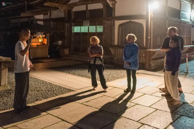 Monk Nobo leads us to the extraordinary Okunoin Cemetery, the spiritual center of the mountain