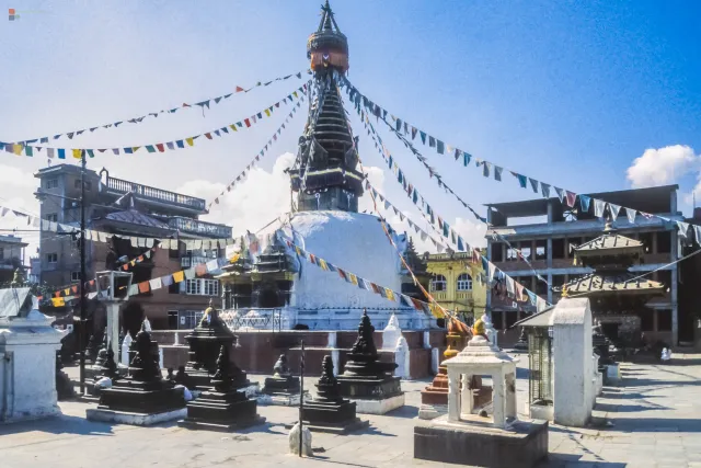 Die Swayambhunath-Stupa