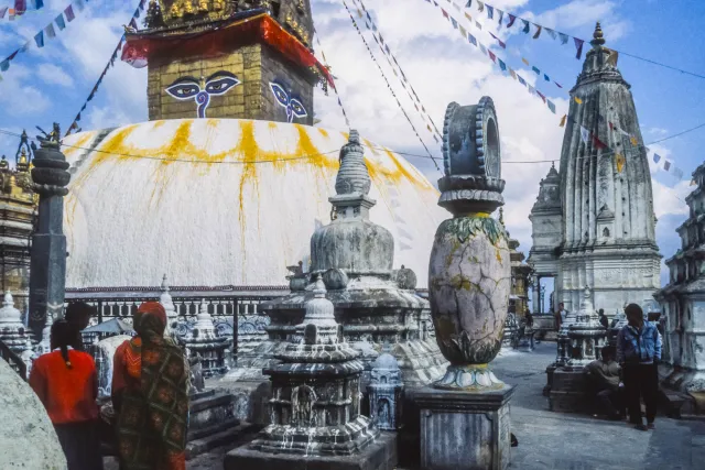 Die Swayambhunath-Stupa