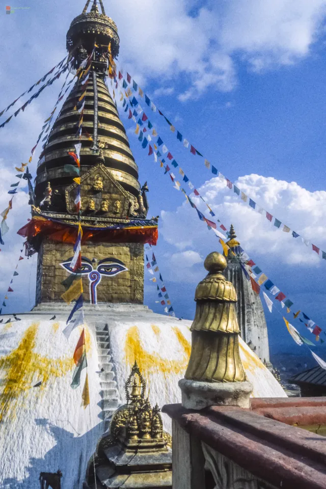 Die Swayambhunath-Stupa