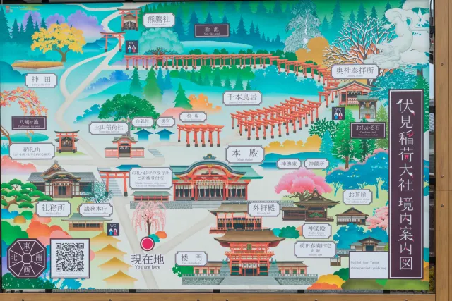 Karte des Hauptschreins