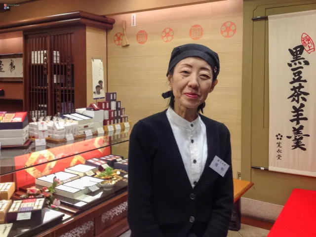 In unserem Lieblingsgeschäft bei der Rückkehr