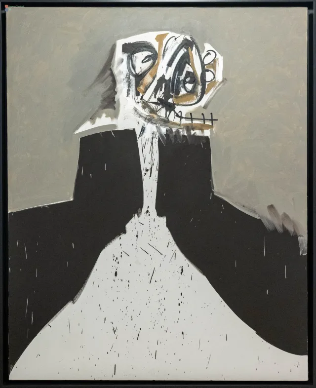 Antonio Saura (Huesca 1930 – Cuenca 1998) Geraldine dans son fauteuil [Geraldine en su sillón], 1967 Öl auf Leinwand