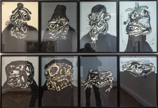 Antonio Saura The King. Plancha 2, 1971 Siebdruck, 69 × 50 cm