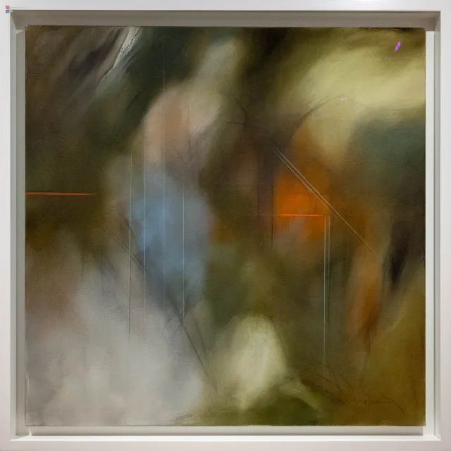 Fernando Zóbel Oscuro veneciano, 1984 Öl und Pastell auf Leinwand