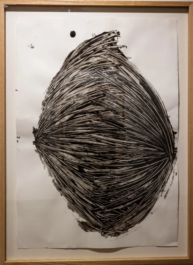 Rossella Vasta Entanglements (Ausstellungsserie), 2023 Mineralpigmente auf Fabriano Rosaspina Papier 100 × 70 cm
