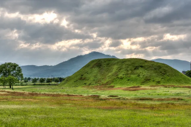 Tumulus of kings in Gyeongju