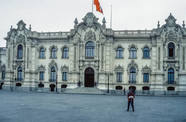 Der Regierungspalast in Lima