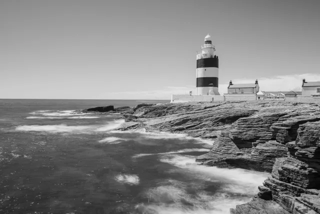 Picture 3: The lighthouse at Hook Head near Churchtown in infrared (720nm, 4.0s at f / 8.0)