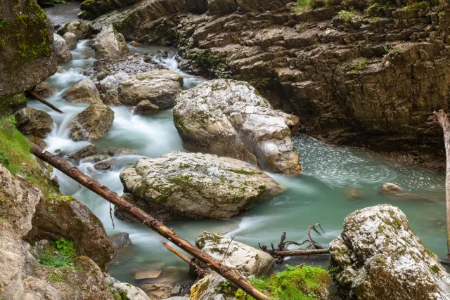 In the Breitach gorge 2,5 s at f / 22