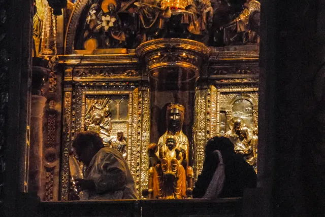Die Schwarze Madonna im Benediktinerkloster Santa Maria de Montserrat