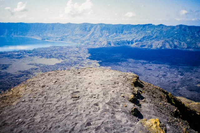 The caldera from the Batur