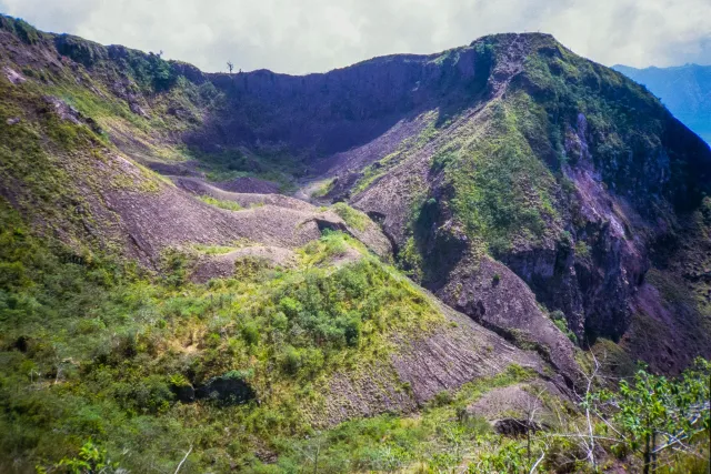 The crater of the Batur