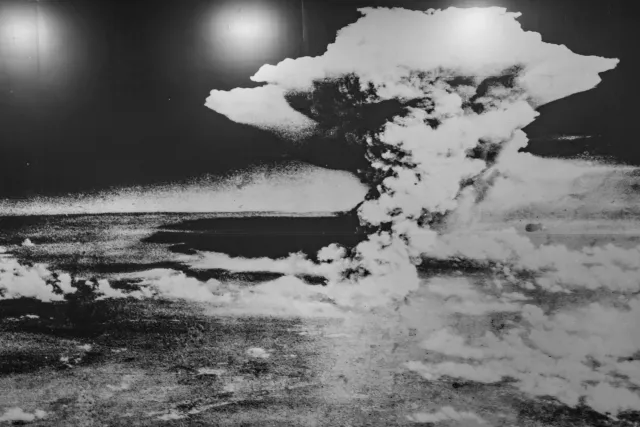 Atomic bomb explosion