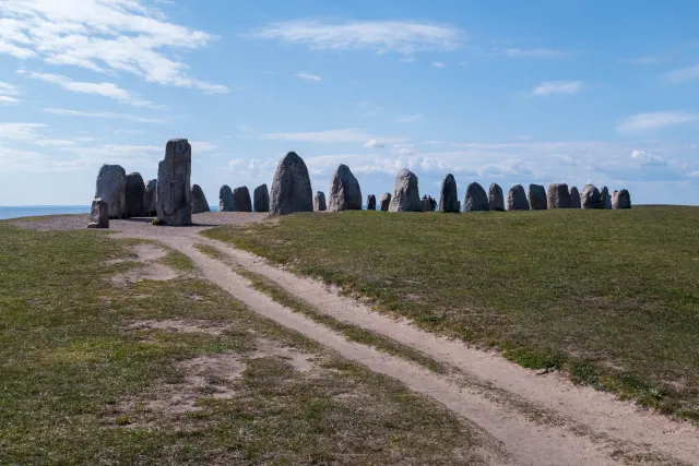 Ale's Stones in daylight