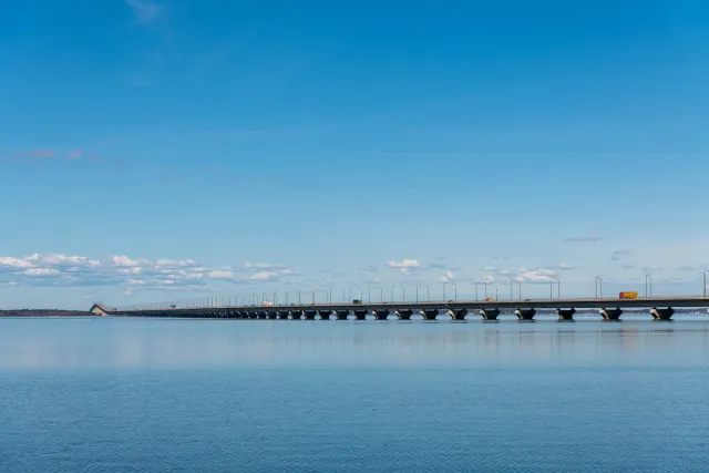 Sweden's longest bridge from Kalmar to Öland