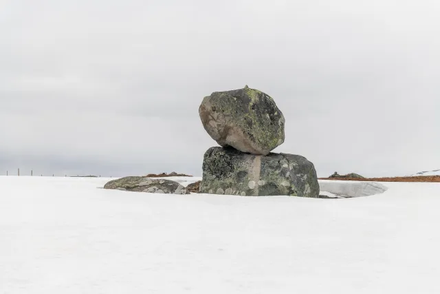 Am Pass des Valdresflye Gebirgsplateaus