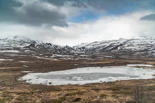 Die Landschaften am Valdresflye Gebirgsplateau