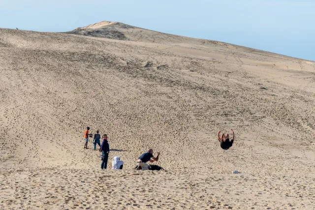 Backflip on the Dune du Pilat