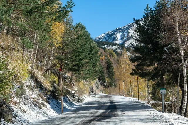 Hiking in the mountains of Andorra