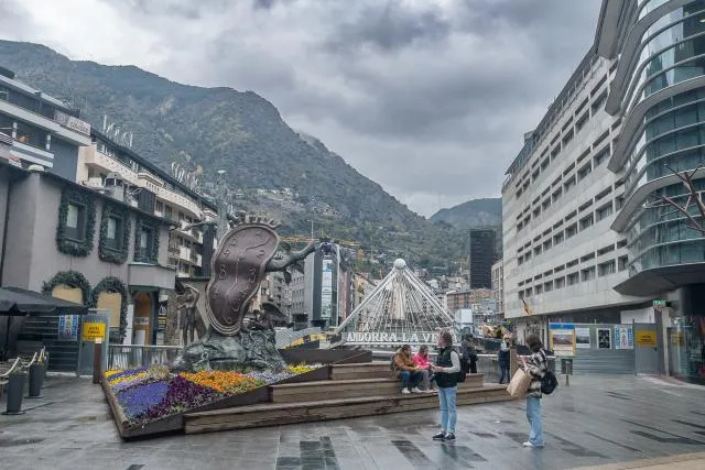 In der Innenstadt von Andorras Hauptort