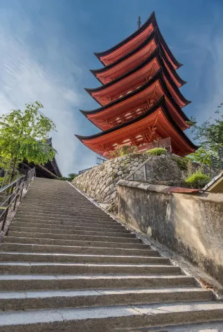 Fünfstöckige Pagode auf Miyajima