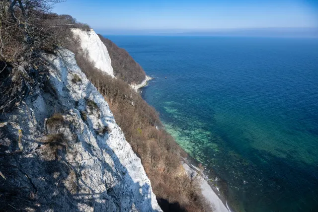 The famous chalk cliffs of Rügen