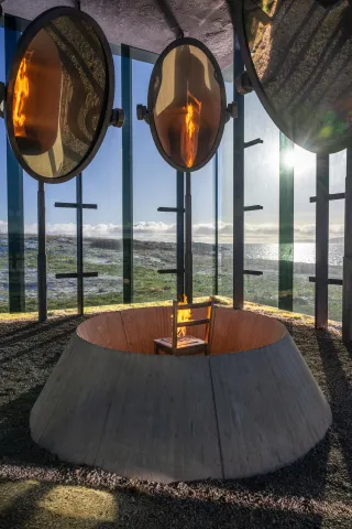 The Burning Chair - Memorial to the witch hunt in Norway