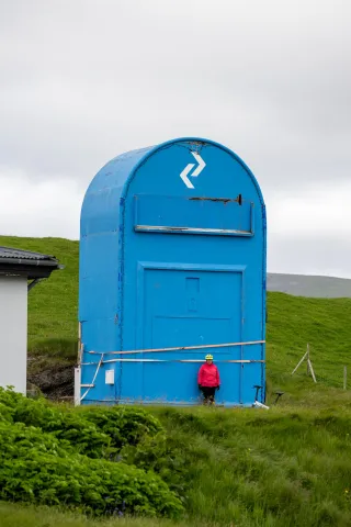 The largest mailbox in the world in Skopun