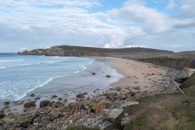 Strand von Camaret sur Mer am Sentier Côtier GR 34