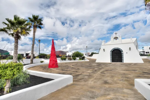 Weihnachtsbaum auf Lanzarote, Kanaren, Spanien