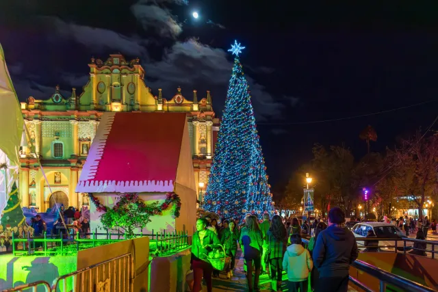 Weihnachten in San Cristóbal de las Casas im Hochland von Chiapas