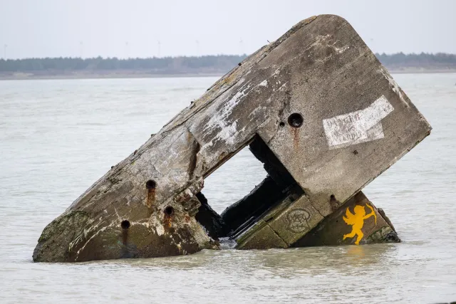 Der Bunker am Cap de Hourdel