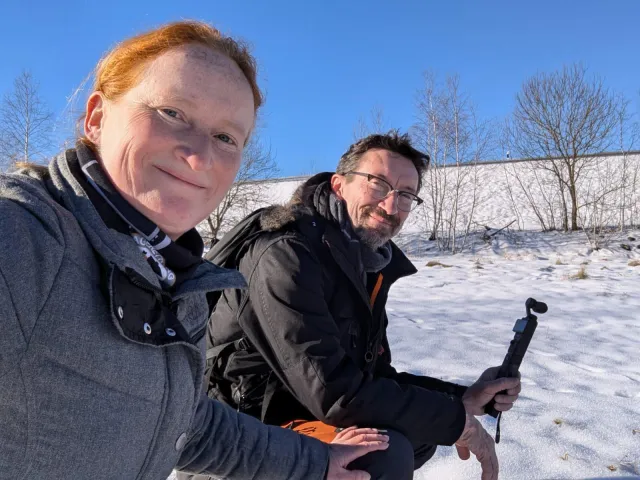 Das Fototeam bei der Talsperre Rauschenbach