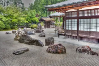 Der Steingarten des Kongobuji Tempels